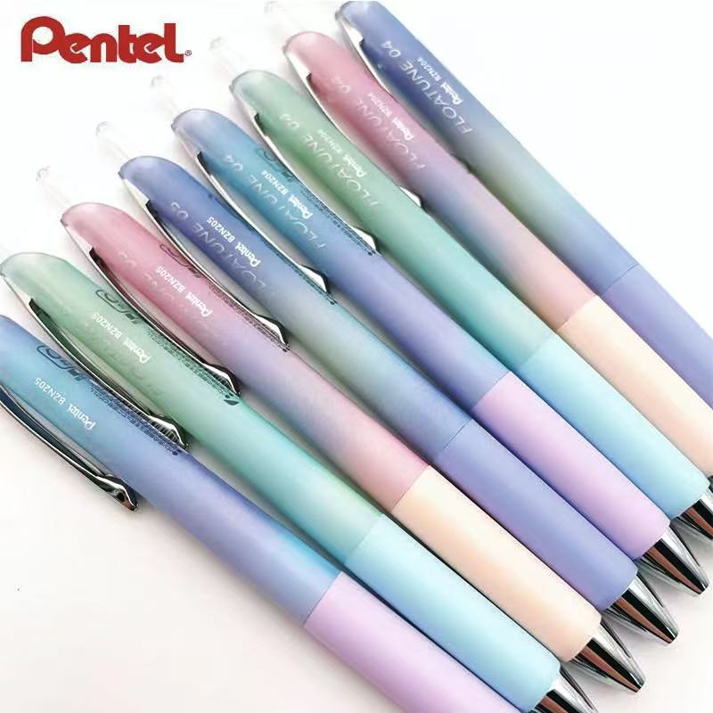 Pentel Pen Energel - ぺんてる FLOATUNE グラデーションゲルペン、アソートカラー スムーズ低摩擦 0.5mm 中ペン先インクペン