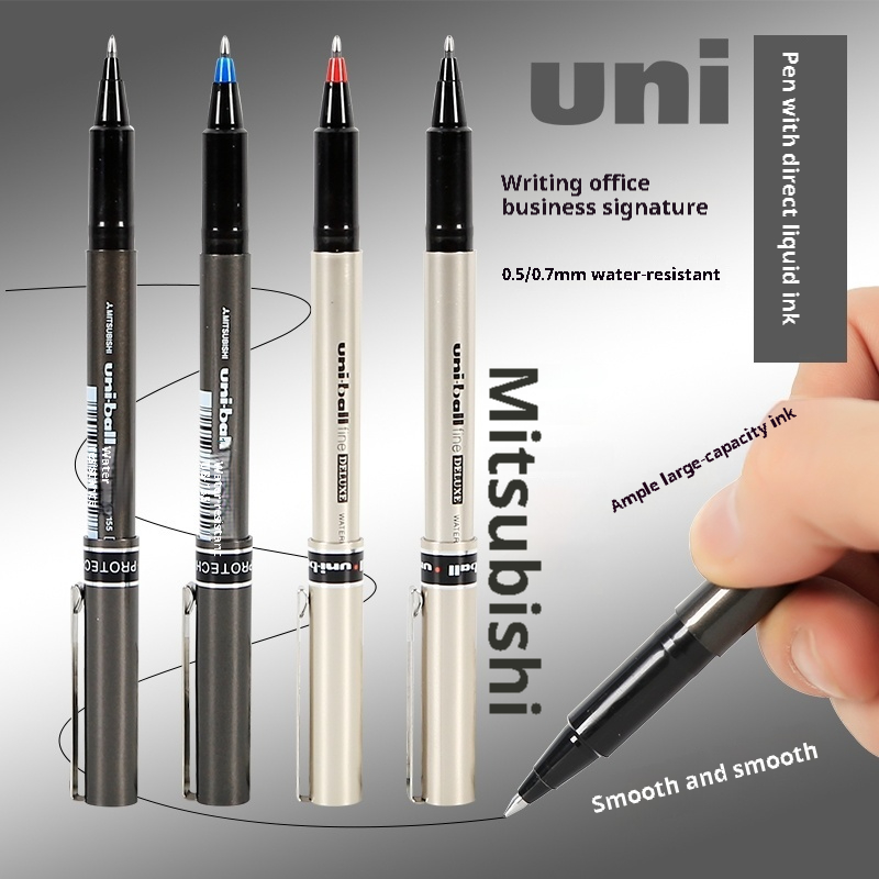 Pilot Pen Frixion - 三菱ユニボール UB150/UB170 ローラーボールペン 0.5mm0.7mm コンフォートグリップ ブラック