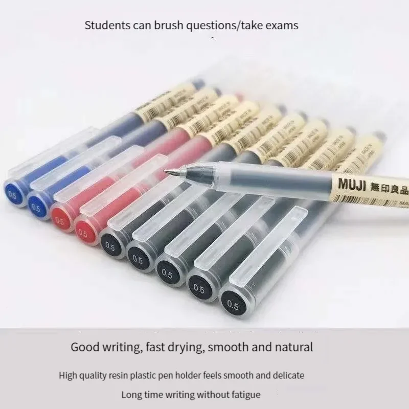 6/8 ピース/セット MUJIs ゲルペン黒/赤/青 0. - Muji Stationery Gel Pen のレビューと価格