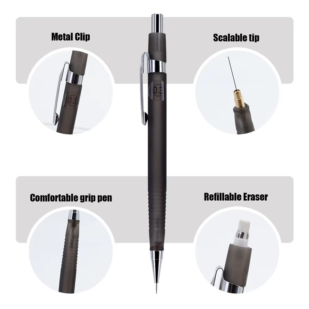 耐久性のある 0.3/0.5/0.7/0.9 ミリメートルシ - Mechanical Pencil 0.3 のレビューと価格