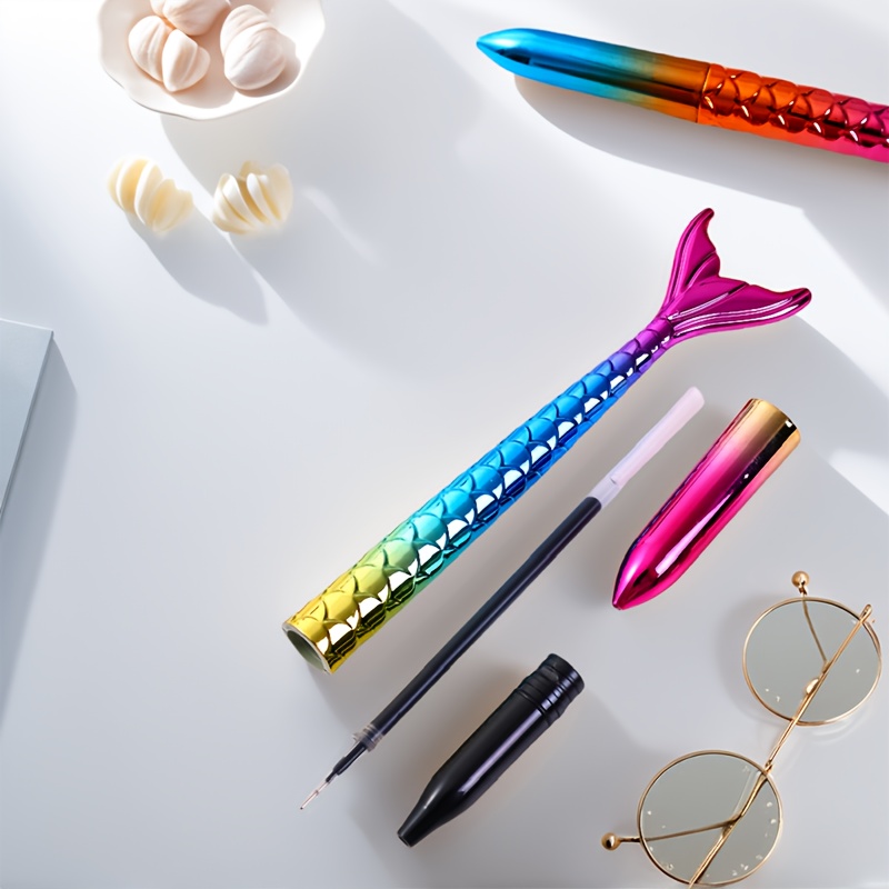 6本のマーメイドペン、創造的なデザイン、豊かな色彩、頑丈なボ - Correction Pen Fine のレビューと価格