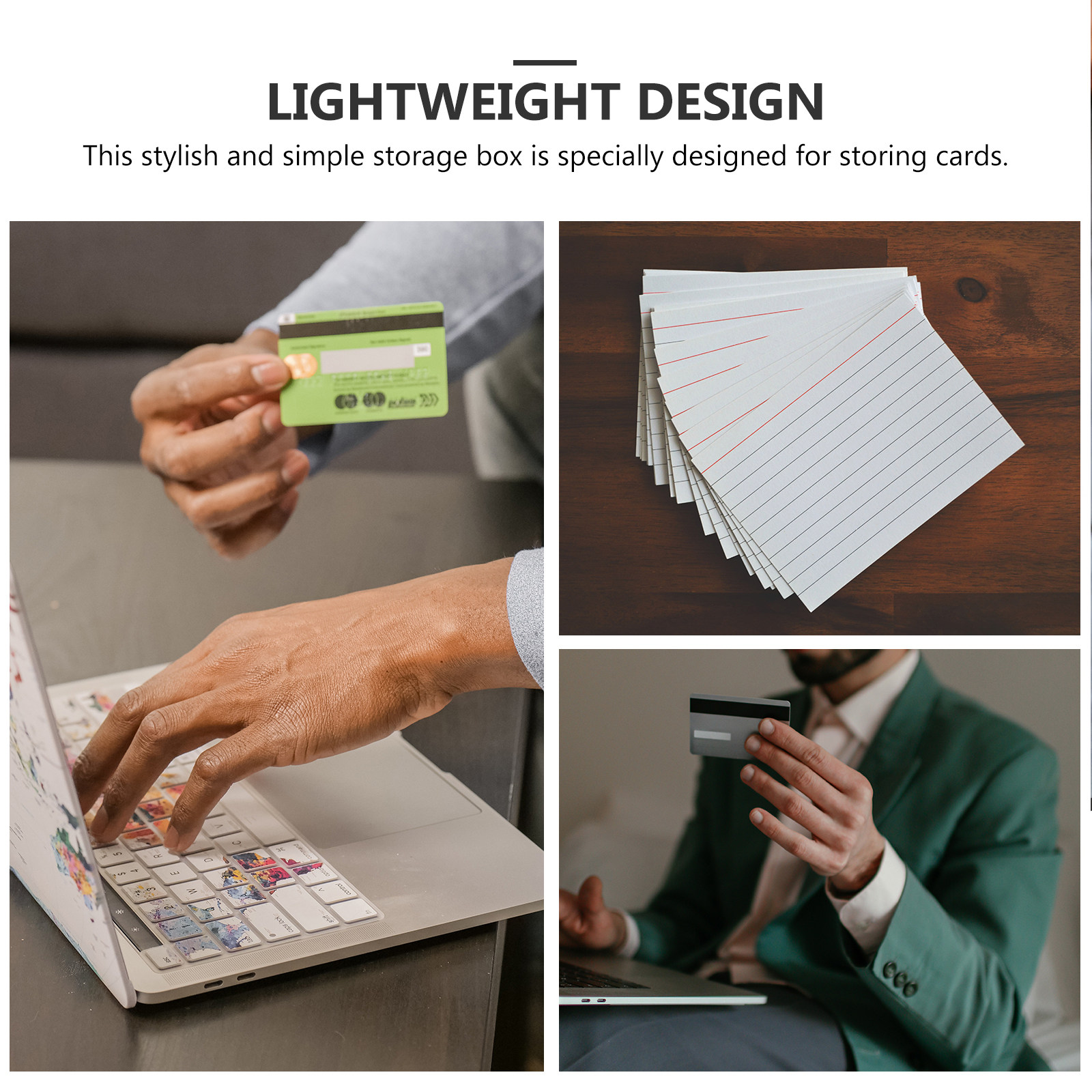 4個入りプラスチック製インデックスカードファイルボックスホル - Card Index Box のレビューと価格