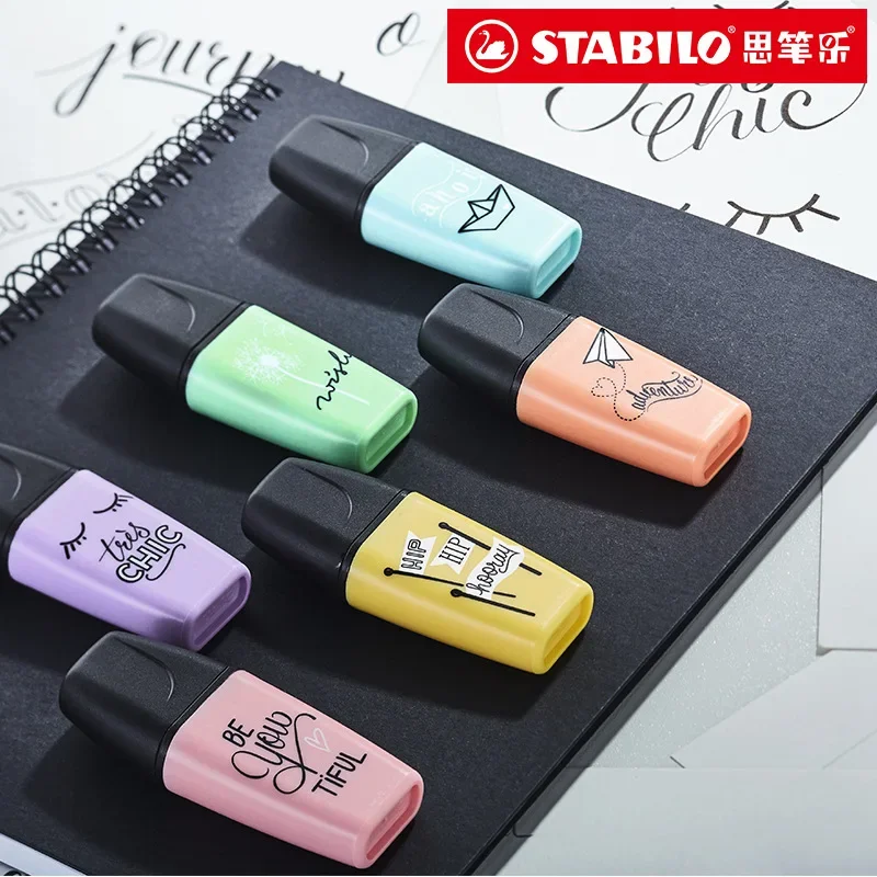 3/6 色/セットドイツ STABILO ミニボス蛍光ペンマ - Stabilo Marker Boss のレビューと価格